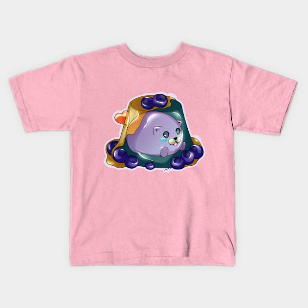 Poyo~VanillaPuddingBerry Kids T-Shirt by LinYue